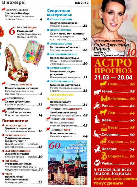 Лиза. Гороскоп №4 2012