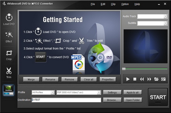 4Videosoft DVD to MPEG Converter 3