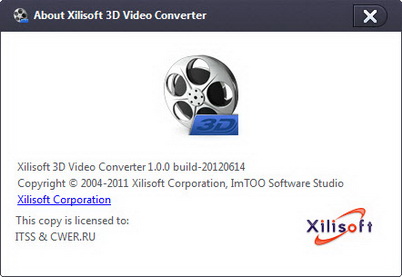 Xilisoft 3D Video Converter 1.0.0 Build 20120614