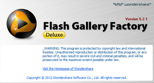 Wondershare Flash Gallery Factory Deluxe