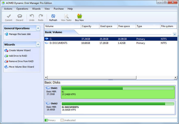 AOMEI Dynamic Disk Manager Pro