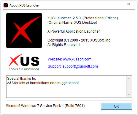 XUS Launcher