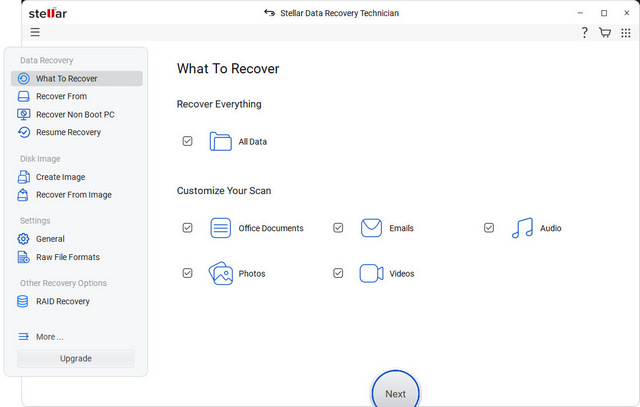 Stellar Data Recovery