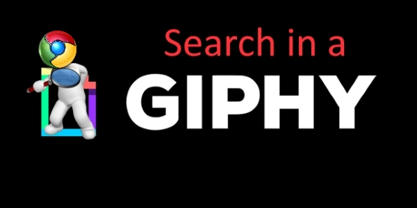 Поиск анимированных гифок. Расширение Search in a Giphy для Chrome