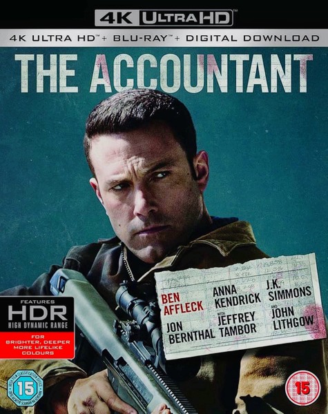 The Accountant Blu-Ray 4K