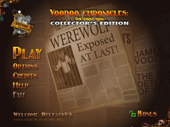 Voodoo Chronicles: The First Sign - Collector's Edition (2011)