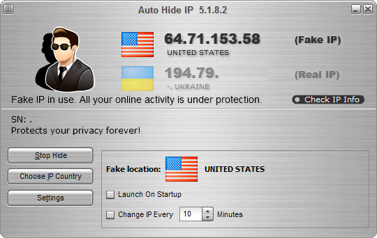 Auto Hide IP