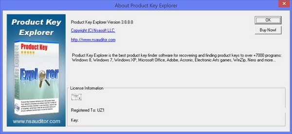 NSAuditor Product Key Explorer