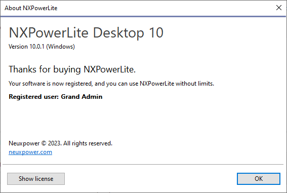 NXPowerLite Desktop 10.0.1 + Portable