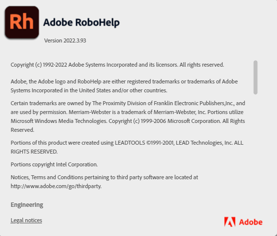 Adobe RoboHelp 2022.3