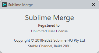 Sublime Merge 2 Build 2091