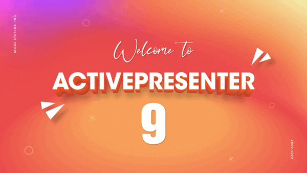 ActivePresenter Professional Edition 9