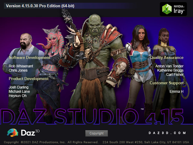 DAZ Studio Professional 4.15.0.30