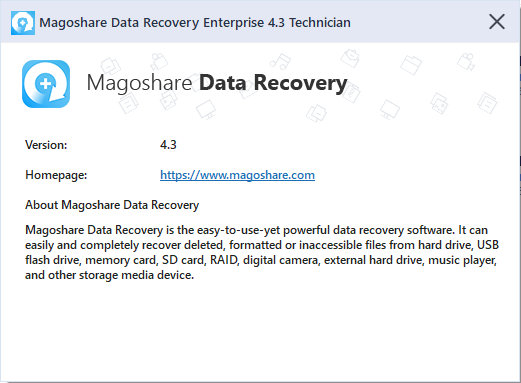 Magoshare Data Recovery Enterprise 4.3 Technician / AdvancedPE