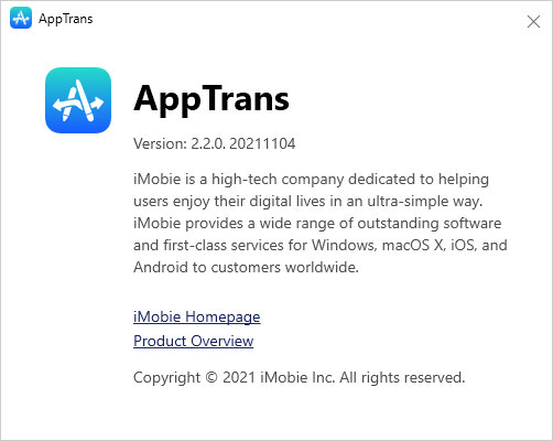 AppTrans Pro 2.2.0.20211104