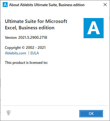Ablebits Ultimate Suite for Excel Business Edition 2021.5.2900.2718