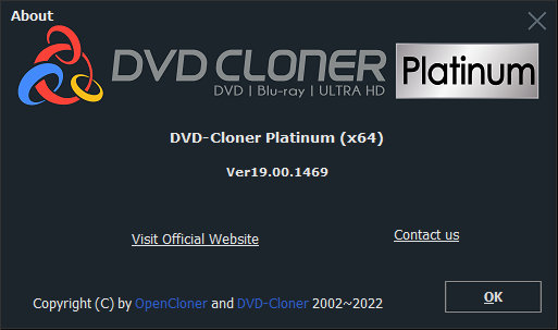 DVD-Cloner Platinum 2022 19.00.1469
