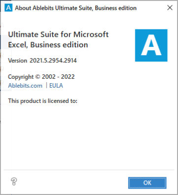 Ablebits Ultimate Suite for Excel Business Edition 2021.5.2954.2914