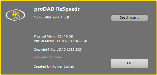 proDAD ReSpeedr 1.0.45.1