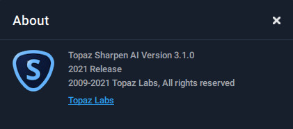 Topaz Sharpen AI 3.1.0 + Portable