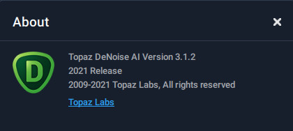 Topaz DeNoise AI 3.1.2