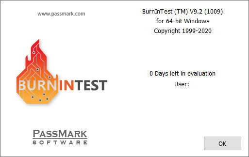 PassMark BurnInTest Pro 9.2 Build 1009