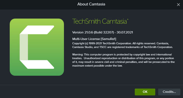 TechSmith Camtasia 2021.0.6 Build 32207