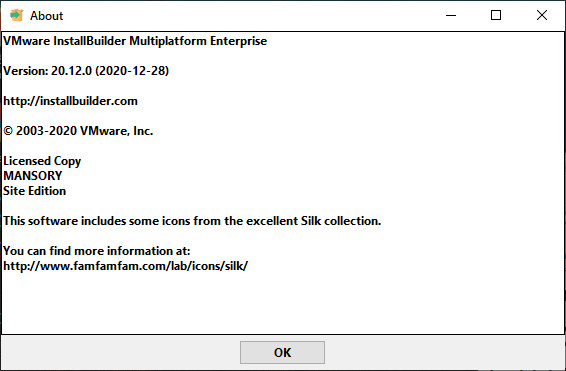 VMware InstallBuilder Enterprise 20.12.0
