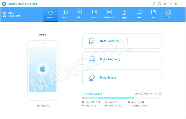 Syncios Mobile Manager 7.0.3