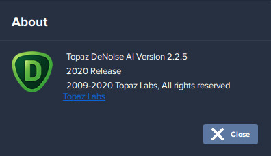 Topaz DeNoise AI 2.2.5