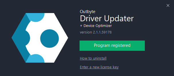 Outbyte Driver Updater 2.1.1.59178