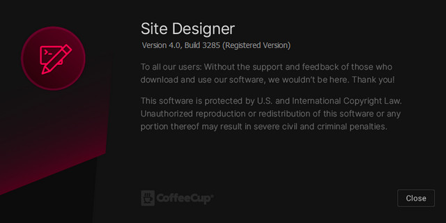 CoffeeCup Responsive Site Designer 4.0 Build 3285