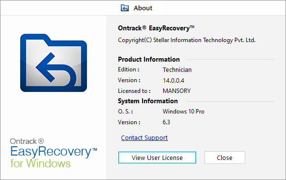 Ontrack EasyRecovery Technician 14.0.0.4