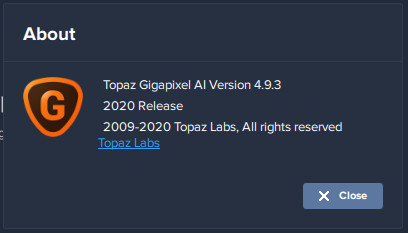 Topaz Gigapixel AI 4.9.3