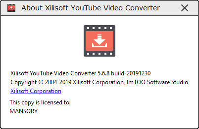 Xilisoft YouTube Video Converter 5.6.8 Build 20191230