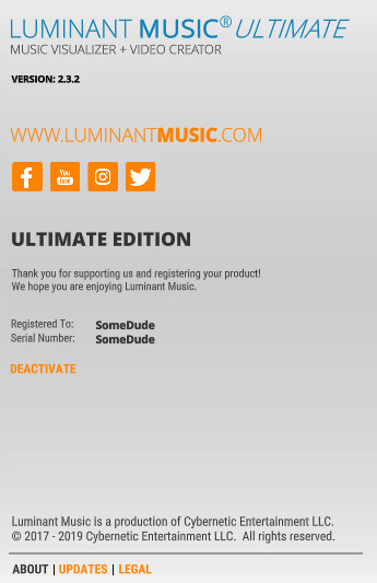 Luminant Music Ultimate 2.3.2