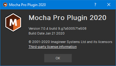 Boris FX Mocha Pro 2020 7.0.4 Build 9