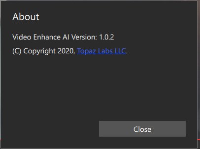 Portable Topaz Video Enhance AI 1.0.2