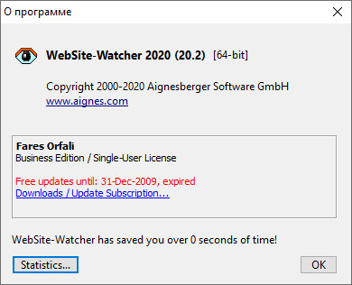 WebSite-Watcher 2020 v20.2 Business Edition