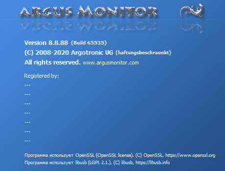 Argus Monitor 5.0.03