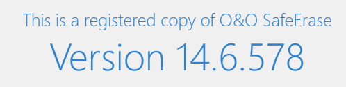 O&O SafeErase Professional 14.6 Build 578