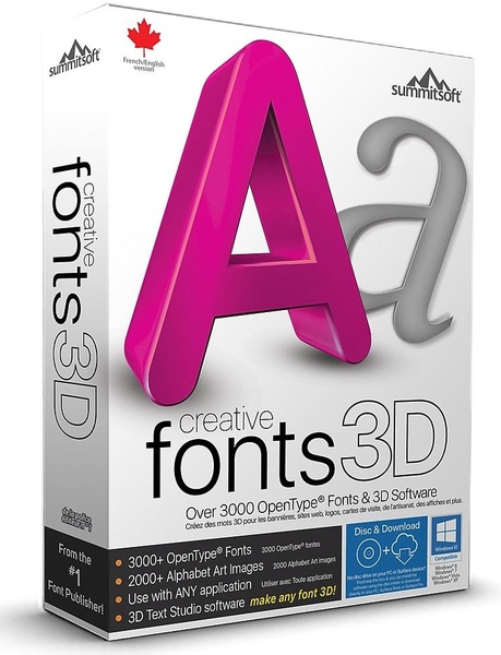 Summitsoft Creative Fonts 3D