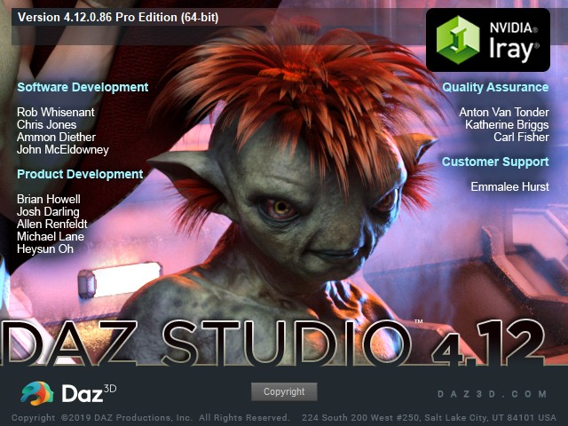 DAZ Studio Professional 4.12.0.86