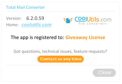 Coolutils Total Mail Converter 6.2.0.59