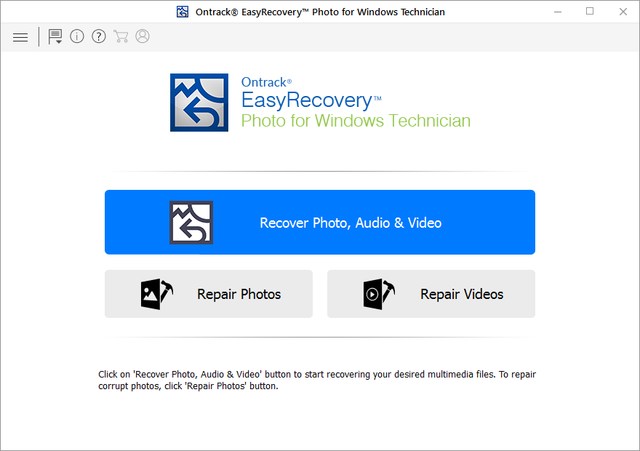 Ontrack EasyRecovery Photo for Windows Professional / Technician 13.0.0.0