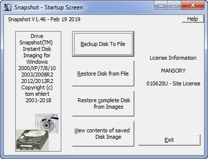 Drive SnapShot 1.46.0.18187 + Portable