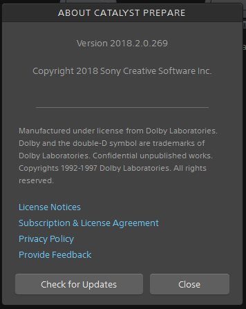 Sony Catalyst Production Suite 2018.2 + Portable