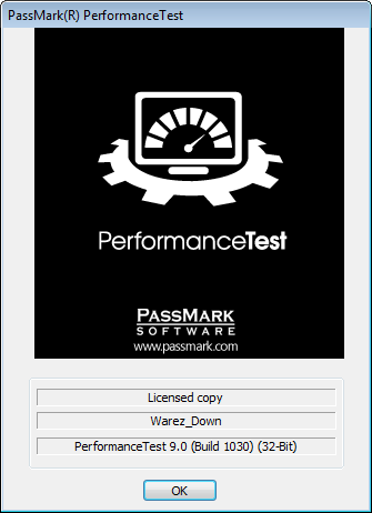 PassMark PerformanceTest 9.0 Build 1030