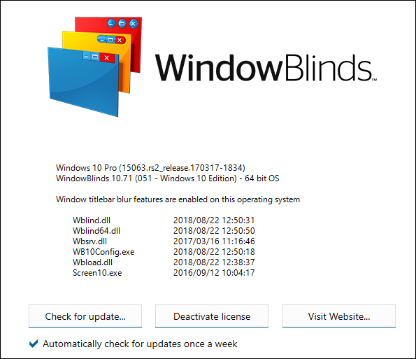 Stardock WindowBlinds 10.71