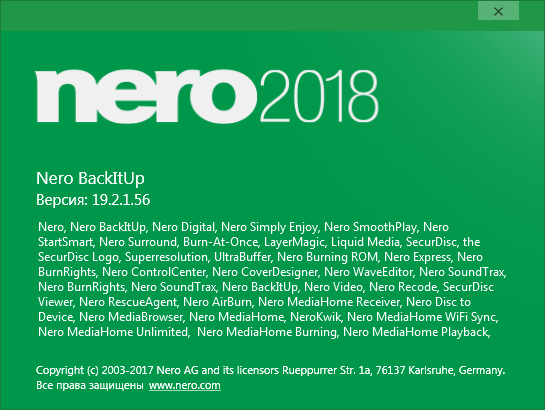 Nero BackItUp 2018 19.0.02700